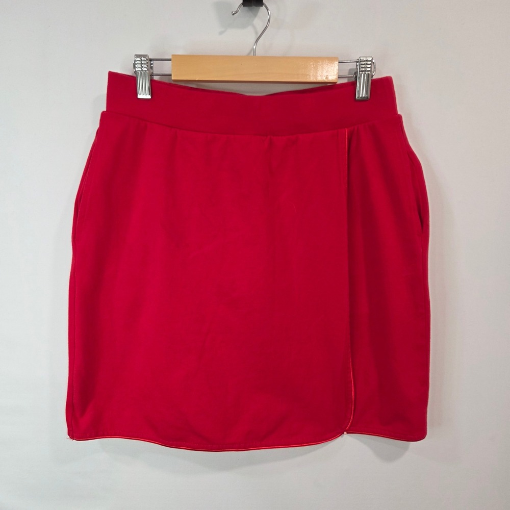 T by Talbots Cotton Skort Size SP Wrap Front Pockets Active Tennis Pickleball